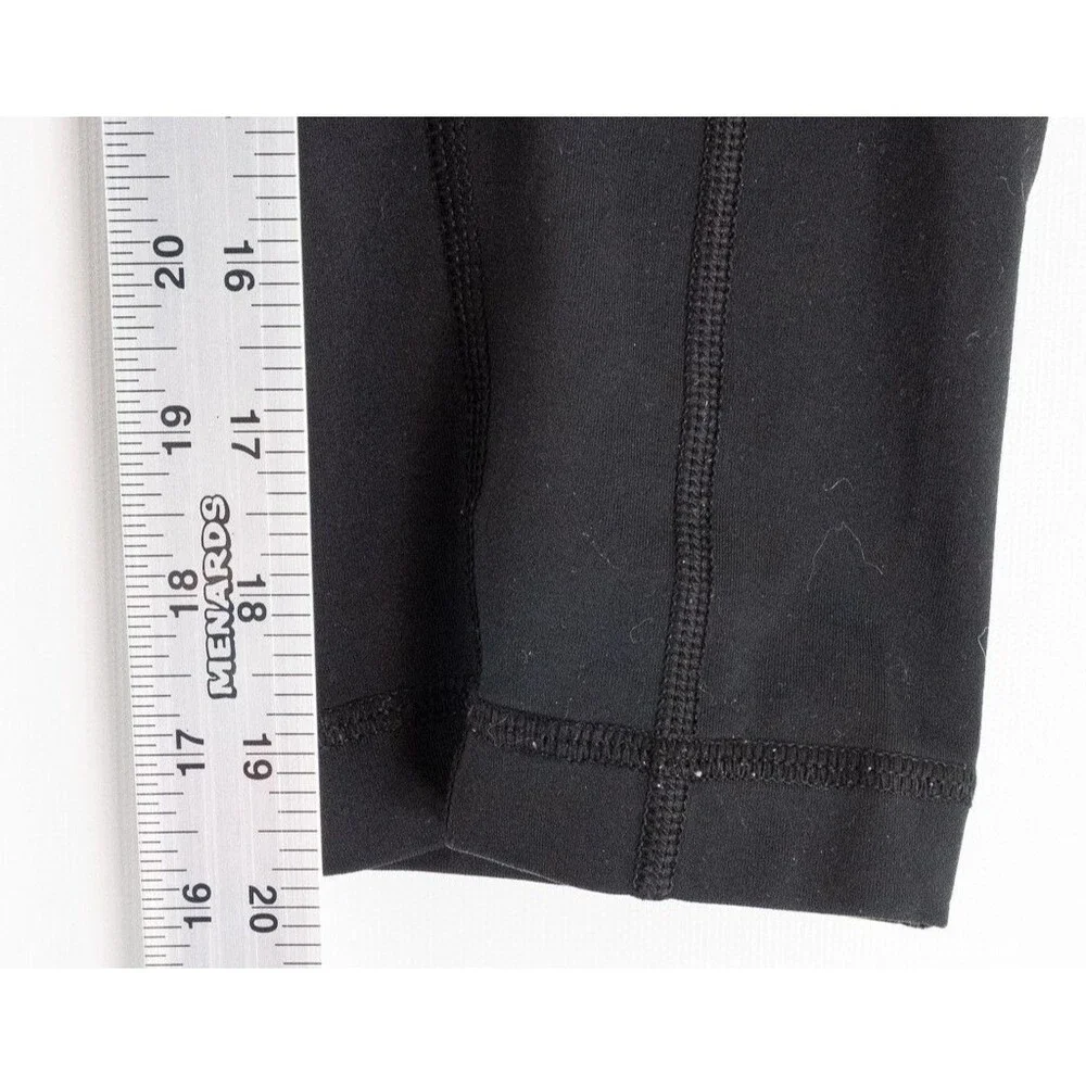 Lululemon Athletic Leggings Black and Gray Women's Size 4